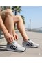 Men's Ice Navy Blue Daily Sneaker Flexible Light Sole Lace-Up Running Walking Sports Shoes - 5