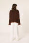 Tricot Cardigan with Contrast Trim - 5