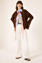 Tricot Cardigan with Contrast Trim - 2