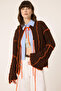 Tricot Cardigan with Contrast Trim - 3