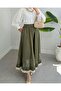Lace Embroidered Skirt with Elastic Waist -Çağla Y. - 5