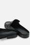 Juliana Black Patent Leather Unisex Closed Front Flat Sole Comfortable Stylish Sabo Loafer Moccasin Slippers - 6