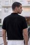 Men's Muslin Fabric Oversized Summer Shirt with Stand Collar Breathable Relaxed Fit Casual Shirt - 3