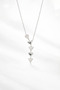 Zircon Stone Heart Detailed Women's Necklace - 3