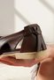 MIRELDA Women's Dark Brown Almond Toe Bow Detail Ballet Flats Casual Comfortable Flat Shoes - 4