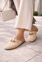İnci Ve Gold t Buckled E Plaid D Textured Stylish Women's t Slipper House Slippers - 4