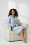 Women's Long Sleeve Lace Detailed Nightgown Relaxed Fit Daily Home Dress - 2