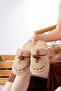 Women's House Slippers Plush Slippers Dowry and Bundle Slippers No Sound Thick Sole