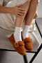 Soft Plush Buckle Women's Home Slippers No Noise Lightweight Sole Slippers Home Slippers - 3
