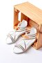 Girl's Comfortable Sole Summer Glitter Braided Back Zipper Sandals - 2