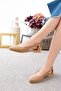 Women's Leather Open-Side Ballet Flats for Home and Outdoor Wear