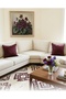 45X45Cm Burgundy Quality Throw Pillow Cover Dowry Gift Decorative Pillowcase