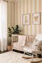 (Pp-158) Arched Striped Half Wall Sticker – Self-Adhesive Wall Covering for Baby and Children's Room - 3