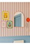 (Pp-154) Arched Striped Half Wall Sticker – Self-Adhesive Wall Covering for Baby and Children's Room - 3