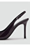 Open-Toe Patent Leather High Heels - 4