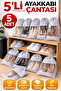 (5 Pcs) Shoe Storage Bag with Window Shoe Storage Pouch Carry and Storage Shoe Bag Travel Organizer