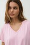 تي شيرت أساسي برقبة على شكل حرف V من الأمام والخلف مزيج فيسكوز - 8