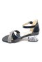 Iremsu 151126 girl's evening dress with stones t Heeled Shoes black - 3