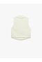 Buttoned Double-Breasted Blazer Vest with Pockets - 4