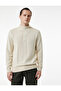 Cotton Long Sleeve Half Zip Knitwear Sweater - 2