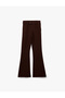 Slim Fit Double Buttoned Flared Pants - 3