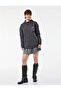 Fleece-Lined Stitch Licensed Printed Long Sleeve Hooded Oversized Sweatshirt