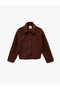 Long Sleeve Classic Collar Buttoned Pocket Detailed Jacket - 3