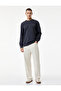 Long Sleeve Crew Neck Cotton Printed Sweatshirt - 2