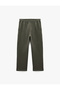 Straight Fit Pocket Detailed Fleece-Lined Elastic Waist Winter Sweatpants - 2