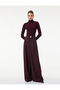 X Melis Ağazat - Pocketed Pleated Detailed Metal Accessory Palazzo Pants - 3