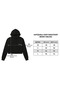 Women's Long Sleeve Hooded Basic Crop Sweatshirt - Gray - 3