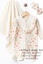 Floral Newborn Baby Hospital Discharge Set – Newborn Baby Gift Set - 3 Pieces - 2