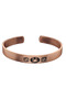 Cancer Zodiac Energy Bracelet - 100% Pure Copper Handcrafted, for Women & Men, with Lavender Candle Gift - 2