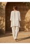 Double Layer Voile Long Sleeve Blouse - 2