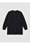 Lcw Modestblack Crew Neck Women's Sweatshirt Tunic - 2