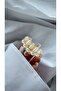 Pearl Buckle 3-Piece Mini Size 5'Cm Women's Hair Accessory Peg Model with Pearl Detail - 7