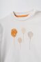 Unisex Baby Cotton Ecru Mustard Sweatshirt Tracksuit Set - 3