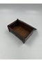 Woodiva Walnut Color Heart Patterned Wooden Memory and Jewelry Box (16X11X7.5 cm) - 4