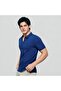 Men's Slim Fit Small Lion Zipper Polo - 4
