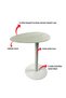 Tempered Unbreakable Glass Coffee Table - Marble Pattern - 2