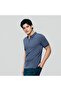 Men's Slim Fit Small Lion Zipper Polo - 2