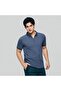 Men's Slim Fit Small Lion Zipper Polo - 3