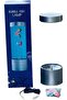 Bubble Fish LED Aquarium Lamp, Blue Cylindrical Tank with Artificial Fish, Color-Changing Night Ligh