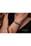 Elegant Handcrafted Copper Bracelet with Natural Turquoise Stone - 2