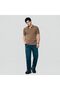 Men's Slim Fit Small Lion Zipper Polo