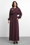 Molly Nelly Women's Ribbed Shoulder Brooch Dress - 3