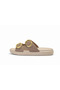 Women's Double Buckle Eva Orthopedic Sole Sea, Beach, Pool Slippers - 4