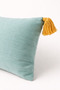Tasseled Long Natural Cushion Pillow with Filling - 3