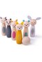 Bowling pin set - Happy animals