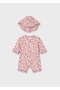 Baby Girl Swimsuit Set Hat Set